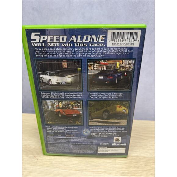 Microsoft Xbox 2001 Project Gotham Racing PGR Game - Picture 5 of 8